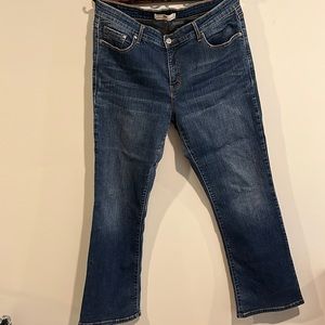 Levi’s Plus Size Perfectly Shaping Bootcut 512 Jeans, Blue, Pattern, Size 20 M